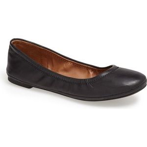 Lucky Brand Emmie Flat Black New in Box Size 7.5